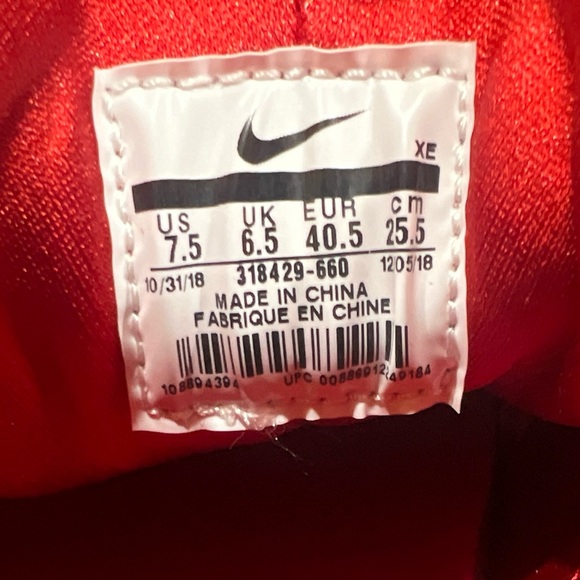 Nike, Men, Air Huarache, 318429 660, Red - Picture 11 of 11